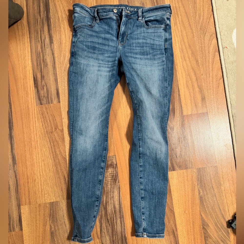 American Eagle Outfitters Blue Skinny Jeans